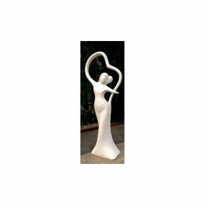 Garden Ornament TRUE LOVE WHITE Colour 80cm