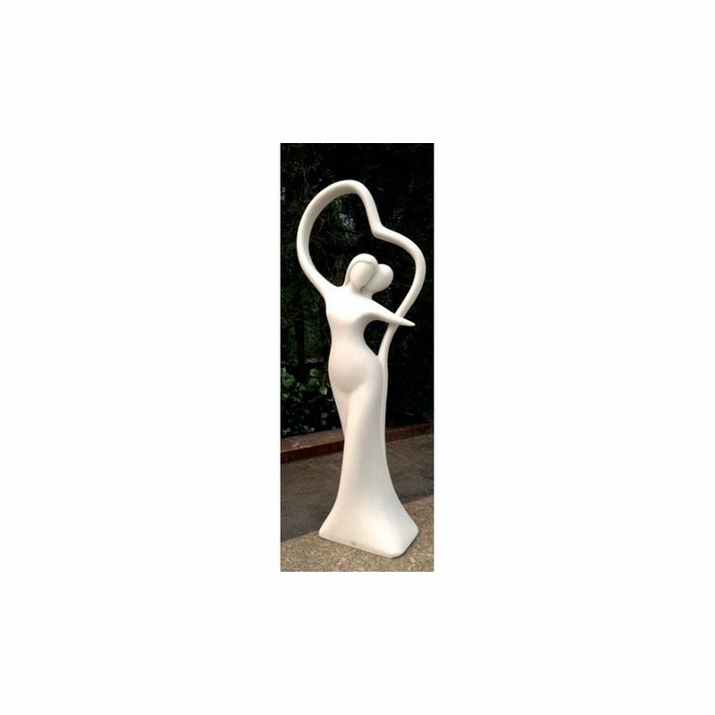 Garden Ornament TRUE LOVE WHITE Colour 80cm