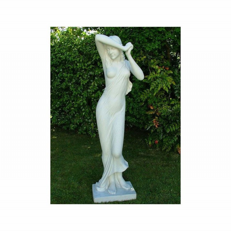 Garden Ornament VERGOGNA PHRYNE WHITE Colour 60cm