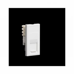 RJ11 Socket 1Module White