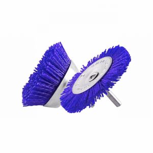 Filament Sanding Brush for Drill 75mm Circ. Fine Blue
