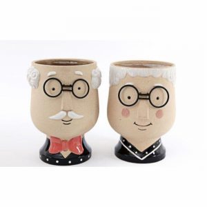Planter Novelty GrandMa 16.5x21.5cm