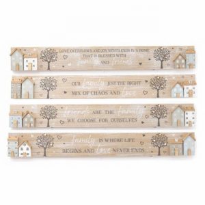 Wall Plaque Wooden Houses 80cm FRIENDS Are...