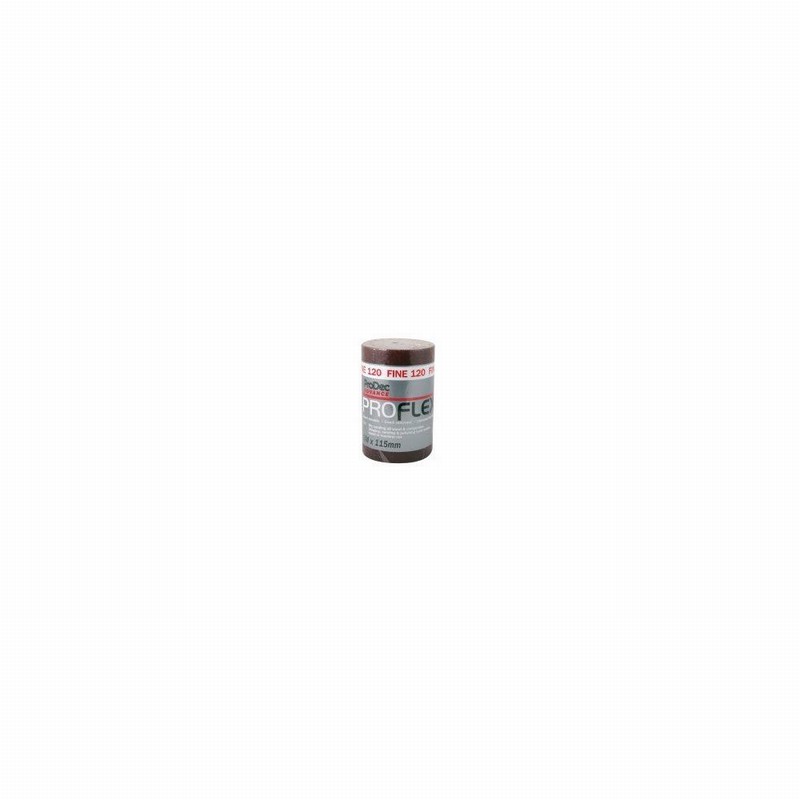 Sandpaper Roll 5Mtr.x115mm 120GR. Al. Oxide Cotton Back