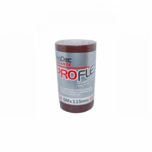 Sandpaper Roll 5Mtr.x115mm 240GR. Al. Oxide Cotton Back