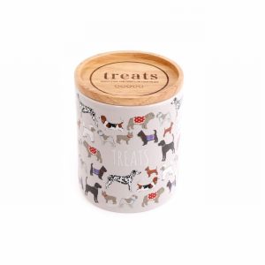 DogTreat Jar & Lid 14x11cm