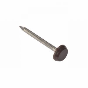 Nail Cladding POLYTOP A4 SS 25mm Brown x25