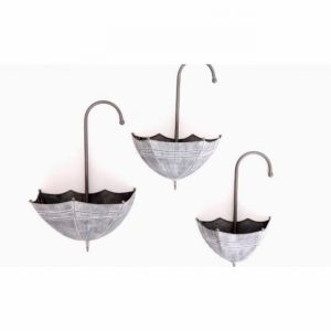 Planter Wall Mounted Umbrella Sesign x3