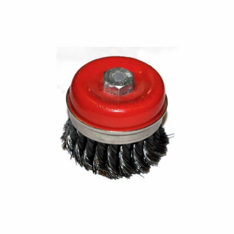 Wire Brush For A.Grinder M14 100mm Con. Twist Knot