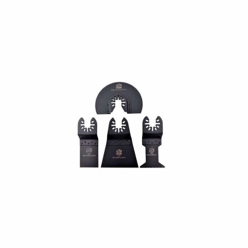 Multi Tool Blade Set x 4 Quick Release