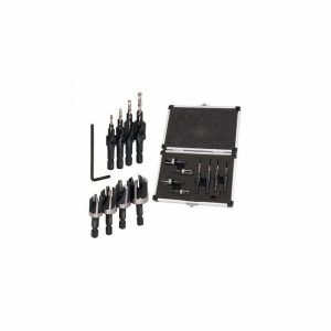 Drill Set Countersink & Plug Cutter 8Pce. In Case