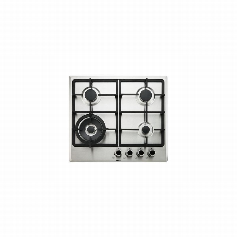 Hob Gas 3+1 Hob Burner SS C/W LPG Jets