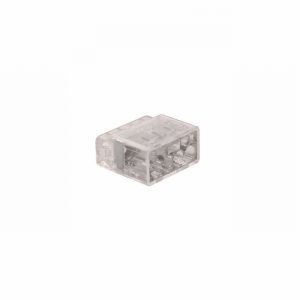 Wire Connector Push In 24Amp 4Port Transparent x1