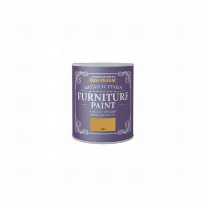 Paint Chalky Finish Metallic Gold 750ml
