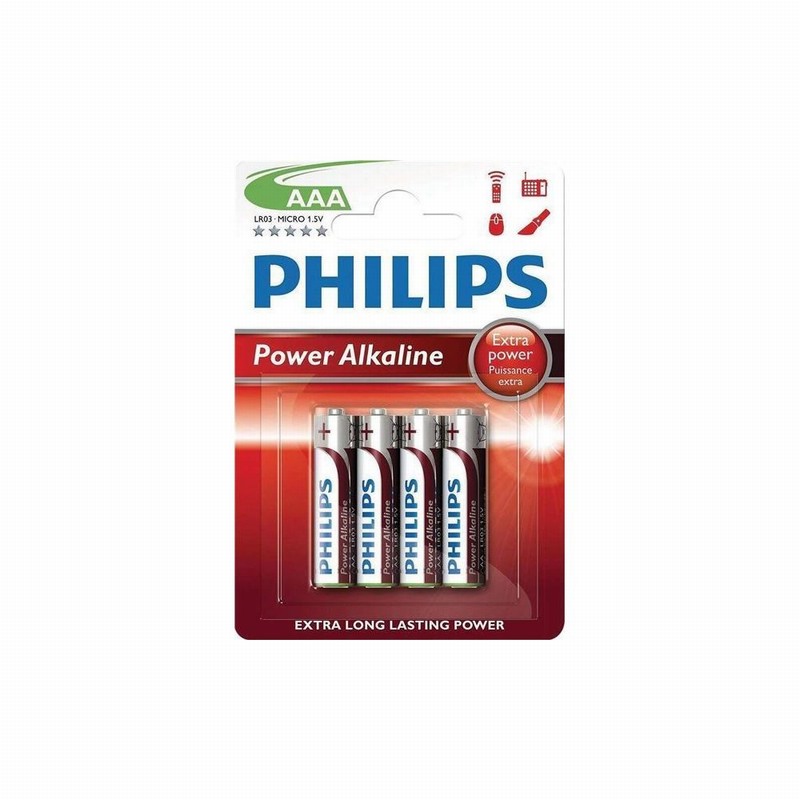 Battery Alkaline AAAx4