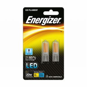 Lamp Low Energy LED G9 2>20Watt x2 Day Light Filament