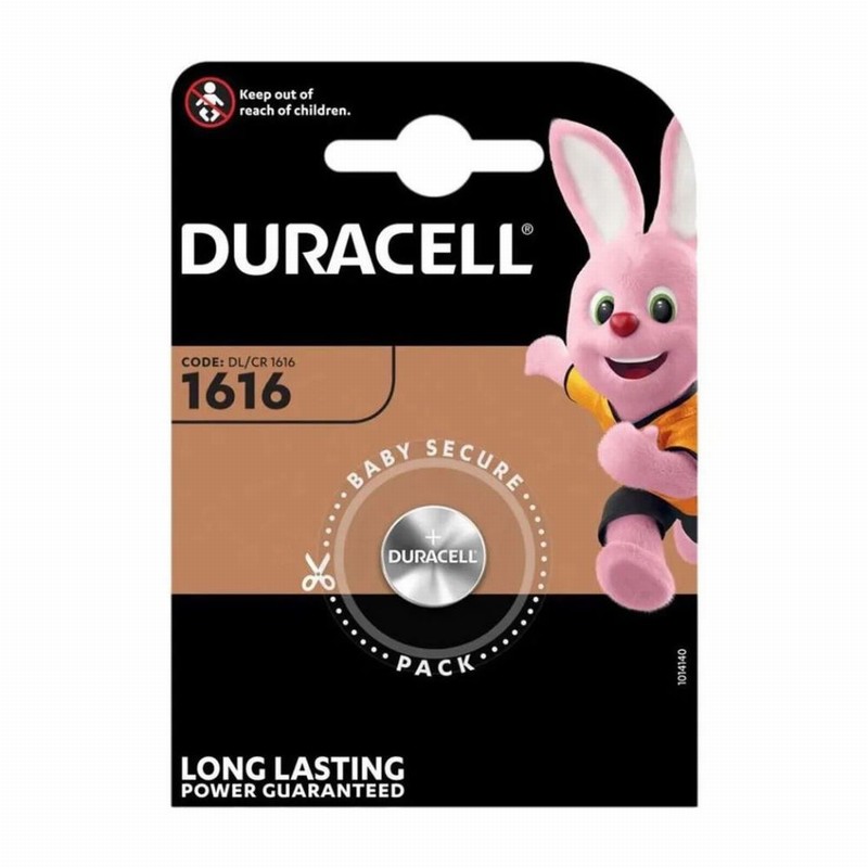 Battery DURACELL Lithium CR1616 3Volt