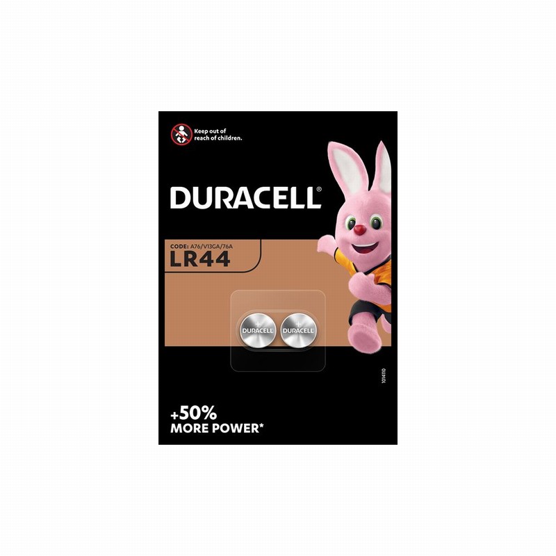 Battery DURACELL Watch Cell LR44 x 2