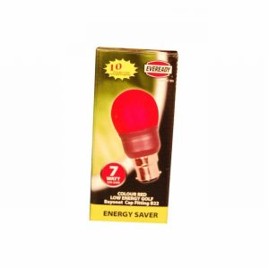 Lamp Low Energy 7w BC Golf Red