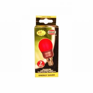 Lamp Low Energy 7w SES Golf Red