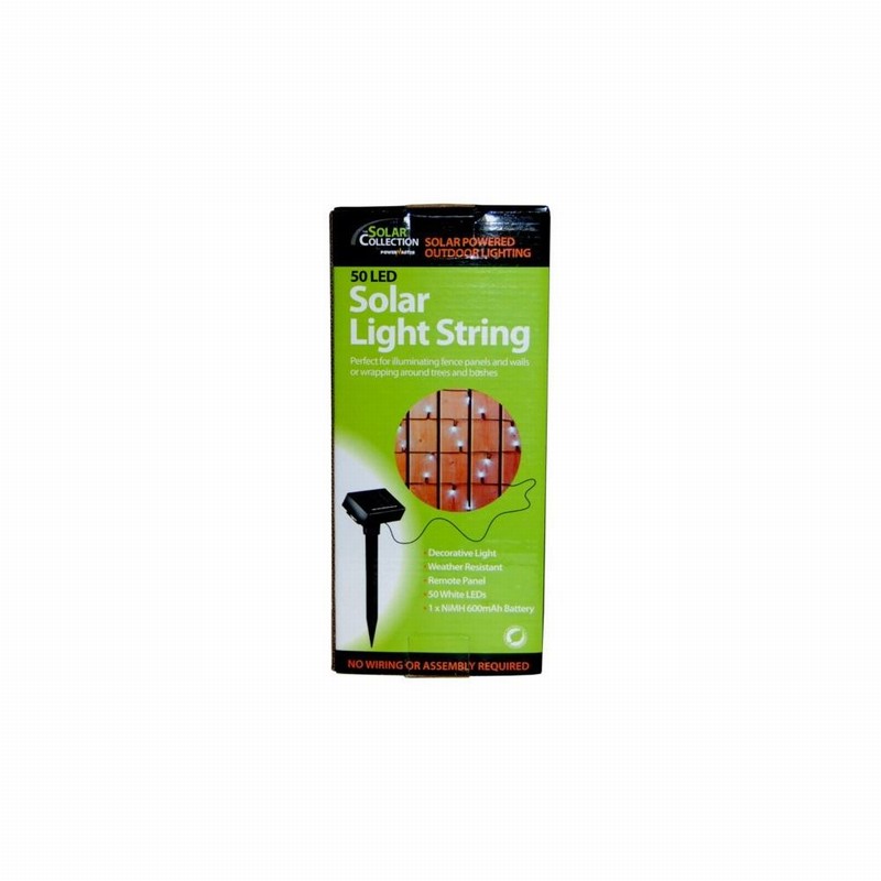 Solar Light String WARWICK White LED 50 String