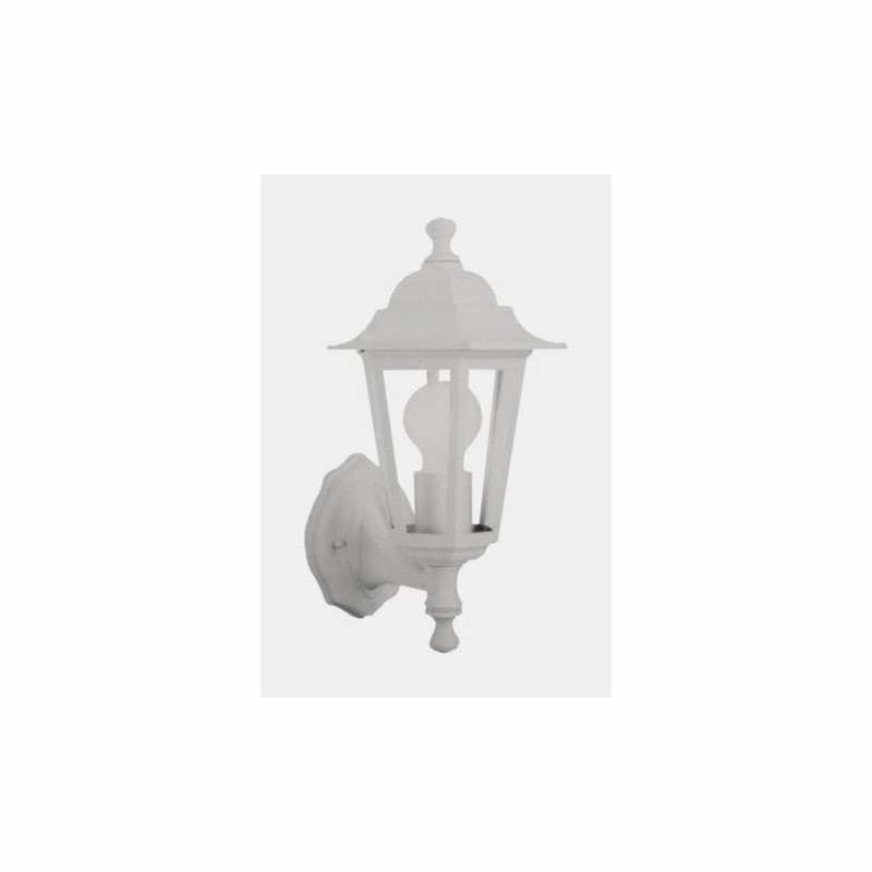 Lantern 6 Sided Up White