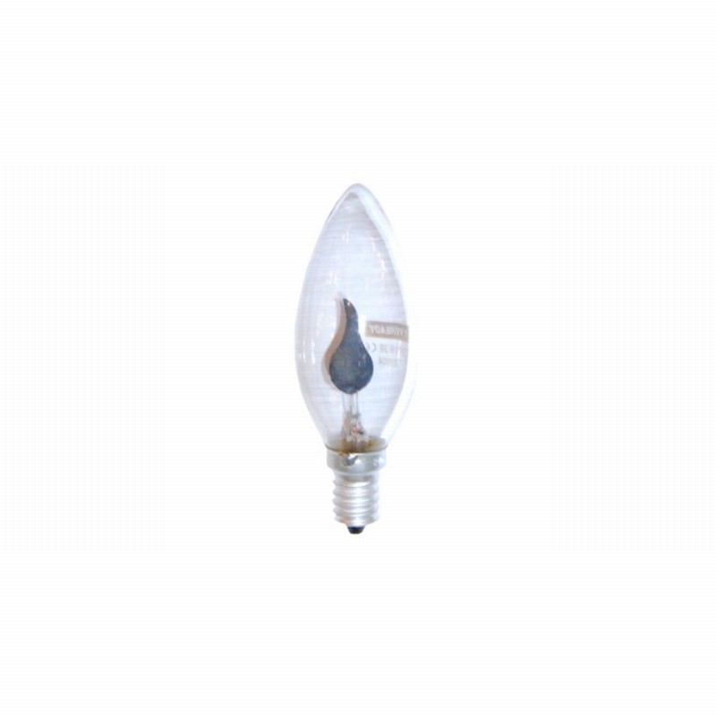 Lamp Candle Clear Flicker SES 3watt