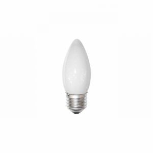Lamp Rough Service Candle !! ES 40Watt Opal