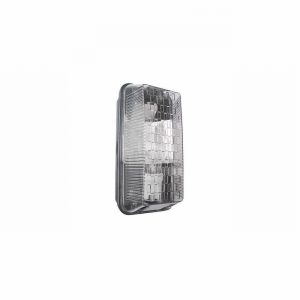 Bulkhead Rect. Black & Poly. Pris. Diffuser 100w ES