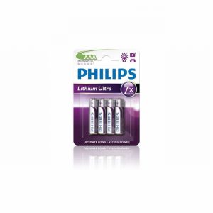 Battery PHILIPS Lithium AAA x4