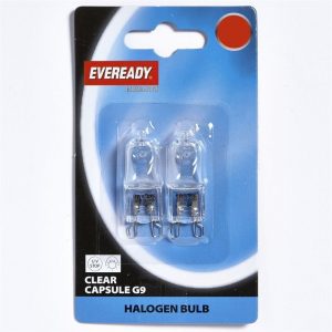 Lamp Capsule Halogen 25Watt 240Volt G9 x2 [+B]