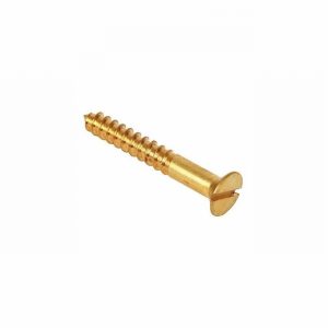 Screw Slotted Csk. Brass  8x     1/2" x200