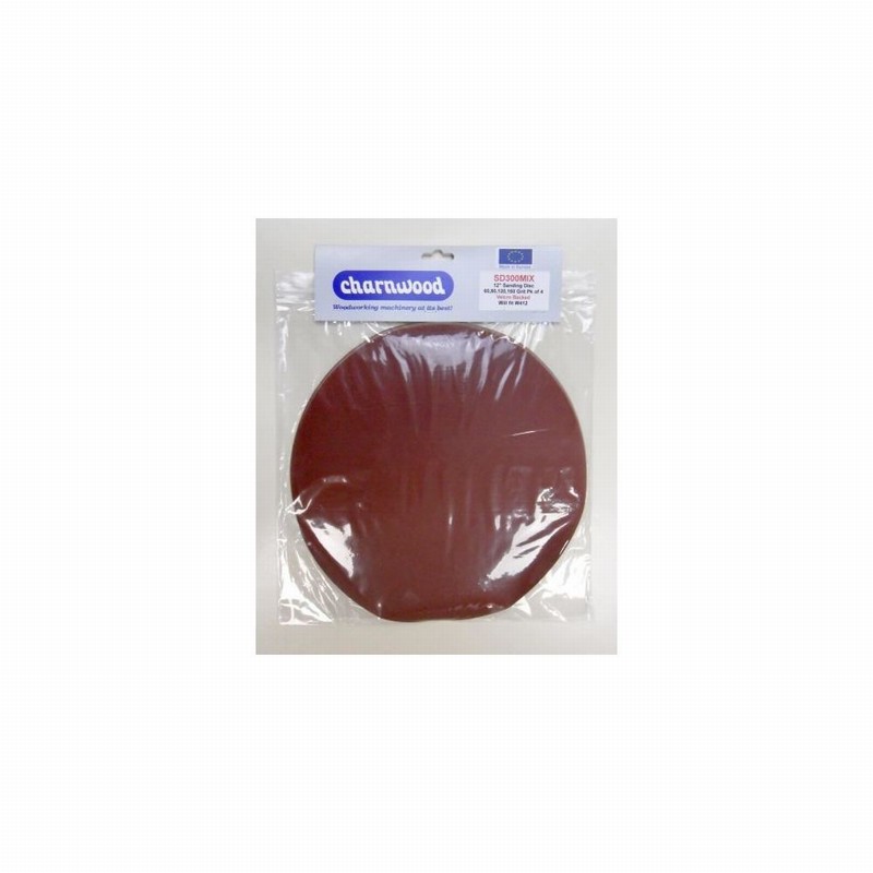 Sanding Disc Velour 300mm Diameter Ass.Grit x4