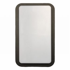 Light Exterior VIRTUS Bulkhead Black &Poly Rect.8WattLED