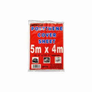 Dust Sheet Polythene 5x4Mtr. Approx D