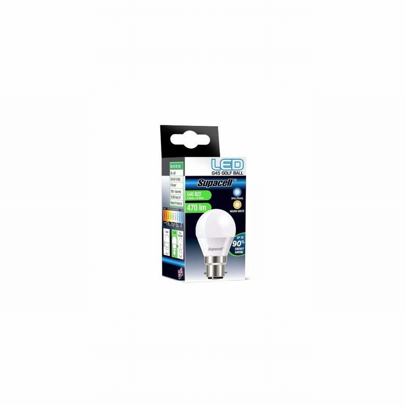 Lamp Low Energy LED Ball Opal 5>40Watt BC 2700K WW