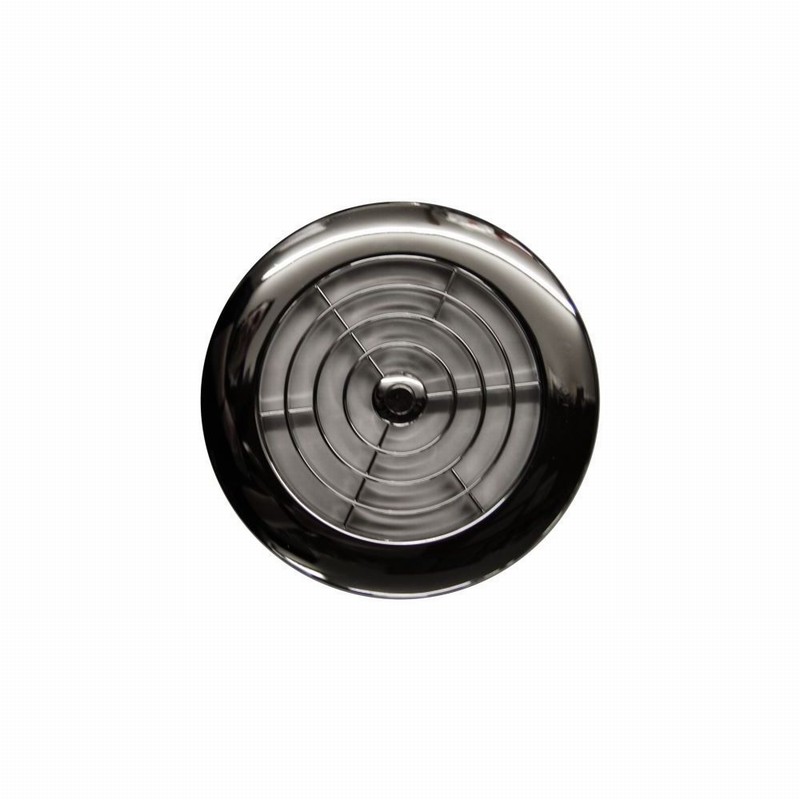 Fan Cover 100mm/4" Low Profile Chrome Round D