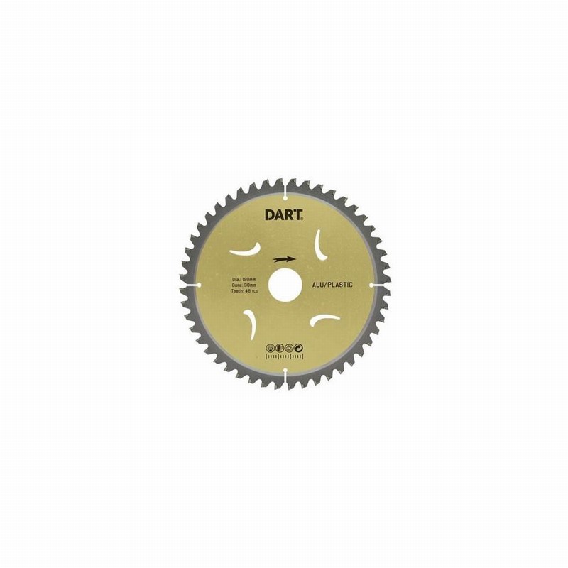 Blade TCT 160mmx48T 20mm Bore Aluminium Plastic & Laminate