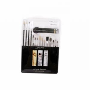 Paintbrush Set 15Pce. Artists C./W. Palette
