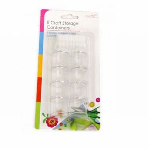 Storage Tubs Round Plastic x8
