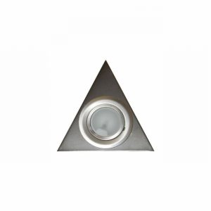 Downlight 12volt Triangular Cabinet Brushed Chr