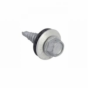 Screw TechFast S/D Hex EPDM Washer Stitch 6.3x22mm x100