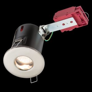 Downlight Shower GU10 IC Fire Rated Br. Chrome IP65