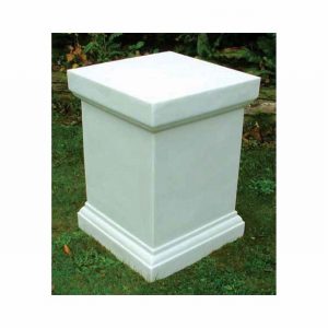 Garden Ornament VICTORIAN PLINTH XL WHITE Colour 52cm