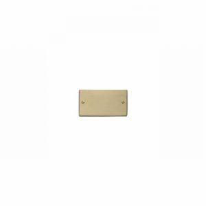 BLANK PLATE 2GANG V.BRASS