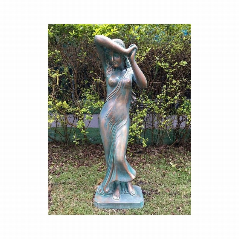 Garden Ornament VERGOGNA PHRYNE VERDIGRIS Colour 85cm