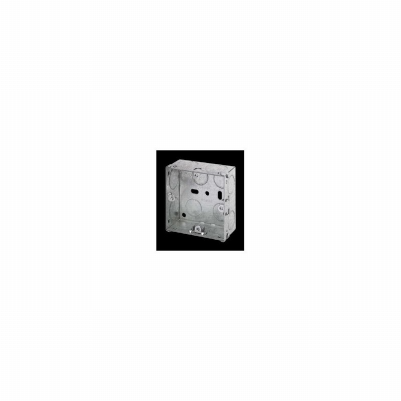 Box 1gang 16mm Galvanised