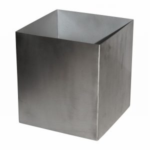 Storage Box Square Small 25.5x23cm Heavy SS