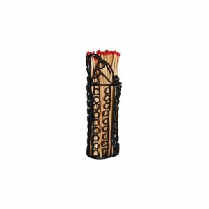 Fireplace Match Holder Wire Steel Design