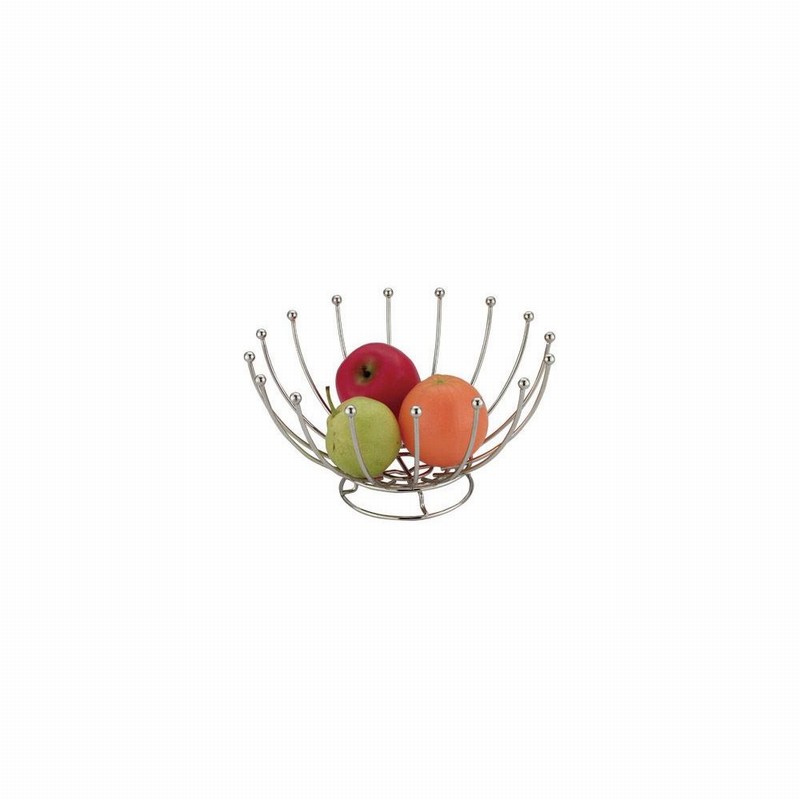 Fruit Basket ROMA Round Chromed